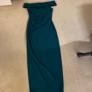 Vince Camuto Hunter Green Evening Gown
